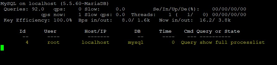 Mytop – A Useful Tool for Monitoring MySQL